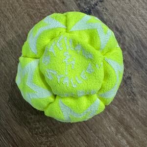 Dirtbag Stellar Staller Footbag Suede Hacky Sack in Neon, Authentic